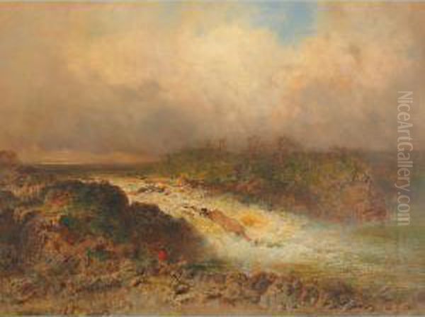 Children At A River Rapids - view 1