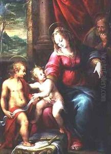 Madonna and Child with John the Baptist by Denys Calvaert