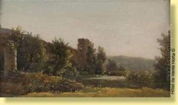 Etangs Sur Fond De Ruines - view 1