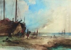 Fischerboote Am Strand. Fischerboote Am Strand.