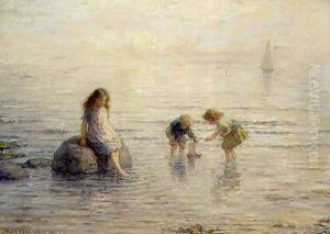 Sailing the Toy Boat, 1897 by Hugh Cameron