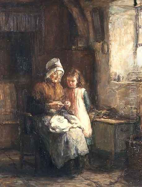 Dropping a Stitch, 1883 - view 1