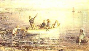 Children Boating by Hugh Cameron