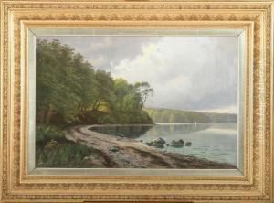 Along The Coast With Sailing Boat by A. G. Jacobsen