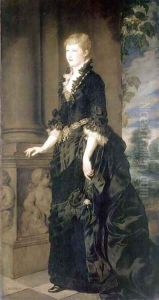 Crown Princess Stephanie of Belgium, consort to Crown Prince Rudolf of Austria (1858-89), 1881 by Hans (Johann von Strasiripka) Canon