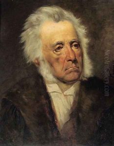 Portrait of Arthur Schöpenhauer by Hans (Johann von Strasiripka) Canon