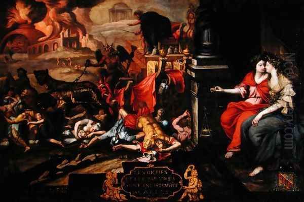 Allegory of the Revolt known as the 'Papier Timbre' of 1675, 1676 - view 1