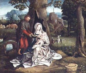 The Rest on the Flight into Egypt by Jan Wellens de Cock