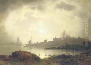 A Nocturnal River Landscape