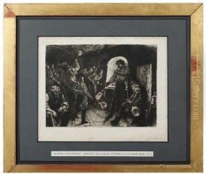 Blowing Wine Bottles by George Percy Jacomb-Hood