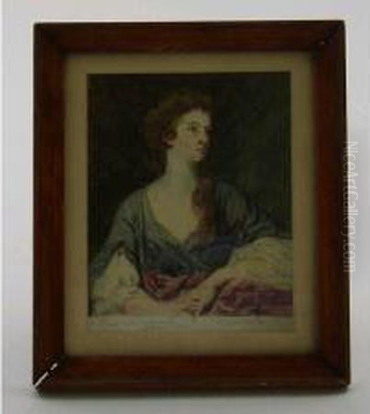 Portrait Of A Lady, Half Length. - view 1