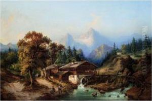 A Cabin Beneath The Mountains