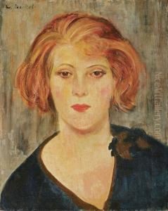 Portrait Einer Jungen Frau