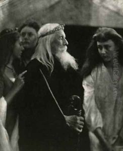 King Lear and His Daughters by Julia Margaret Cameron
