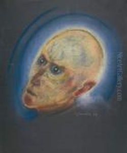 Kopf Eines Mannes by Willy Jaeckel