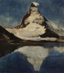 Matterhorn By The Riffelsee Lake
