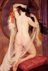 Nu Au Miroir (Nude before a Mirror) by Henry Caro-Delvaille