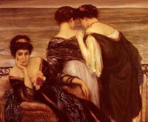 Sur La Terrasse, Biarritz (On the Terrace, Biarritz) by Henry Caro-Delvaille