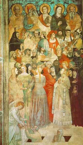 Last Judgment (detail) 1350s - view 1