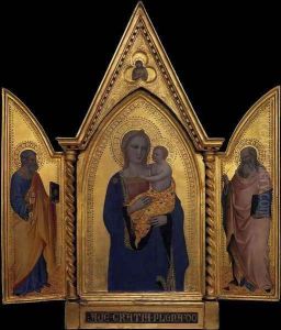 Madonna and Child with Sts Peter and John the Evangelist 1360 by Nardo di Cione