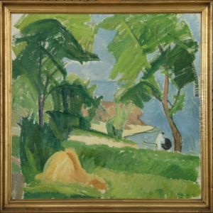 A Woman With Pram by Ville Jais-Nielsen