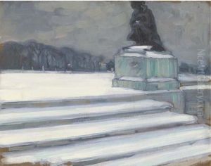 Versailles In Winter by Maria Vasil'Evna Jakuncikova