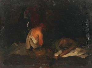 Krisztus Siratasa by Lajos, Louis Jambor