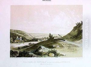 View of the Paris-Orleans Railway near Etrechy by Jean-Jacques Champin