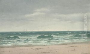 Low Tide, A Clipper In The Distance by David James