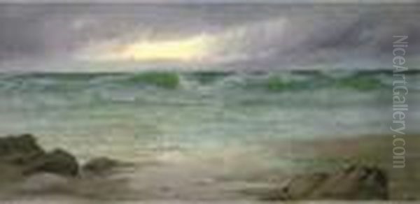 Sunset From The Beach - view 1