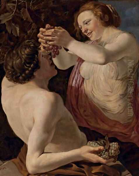 Nymph and Satyr - view 1