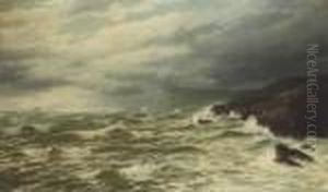 Off The Coast In Stormy Weather Off The Coast In Stormy Weather
