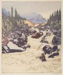 Above Lake Louise by Walter John James