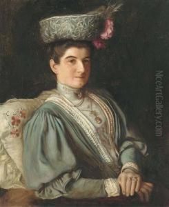 Portrait Of A Lady by Walter John James