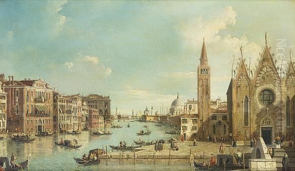 The Grand Canal, Venice From Santa Maria Della Carita To The Bacino Di San Marco - view 1