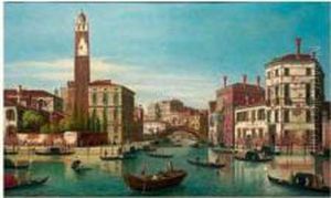 Vue Du Palais Labia Et De Canareggio A Venise