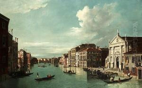 The Grand Canal, Venice, Looking
Toward The South East With Santo Stae And The Fabbriche Nuove - view 1