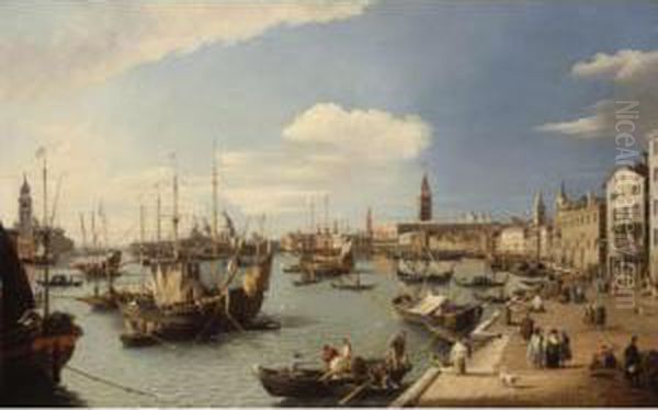 View Of The Riva Degli Schiavoni, Venice, Looking West - view 1