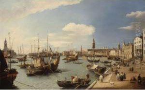 View Of The Riva Degli Schiavoni, Venice, Looking West by William James