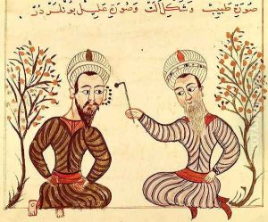 Ms Sup Turc 693 fol.20 Cauterisation of a Migraine, 1466 by Charaf-ed-Din