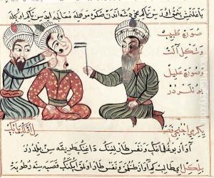 Ms Sup Turc 693 fol.29v Cauterisation of Scrofula, 1466