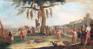 The Hanging, from the 'Miseries and Misfortunes of War' series by Claude Callot