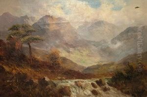 Highland River Landscape by Frances E. Jamieson