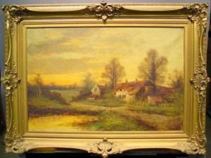 Sunset Landscape by Frank E. Jamieson