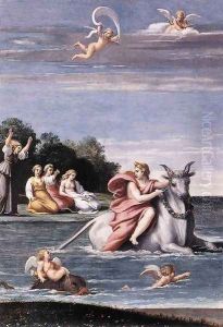 The Rape of Europa by Antonio Carracci