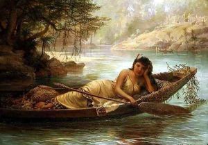 A Young Beauty from the South Seas by Nicholas Chevalier