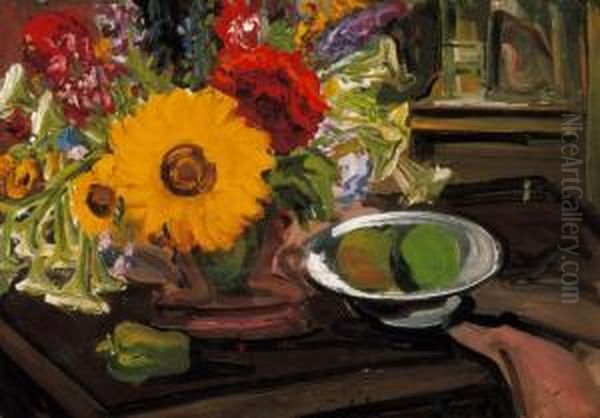 Still-life Of Sunflowers - view 1