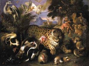 Orpheus Charming the Animals by Giovanni Francesco Castiglione