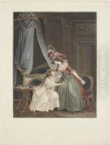 L'aveu Difficile; La Comparaison; And L'indiscretion (portalis And Beraldi 39-41) by Jean-Francois Janinet