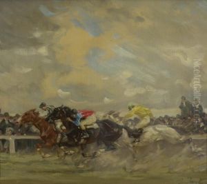 Galopprennen. by Angelo Jank